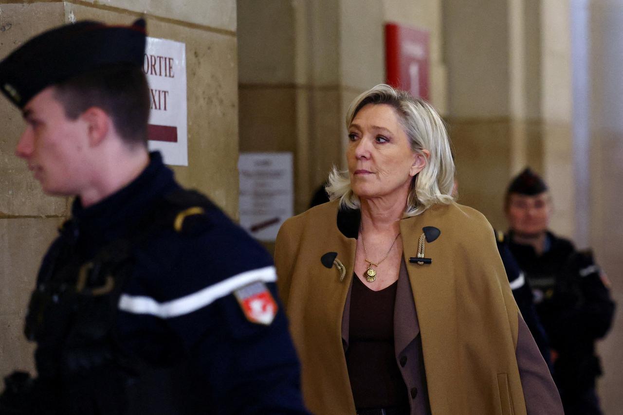 Appeal hearing of French far-right RN leader Marine Le Pen and her co-defendants in Paris
