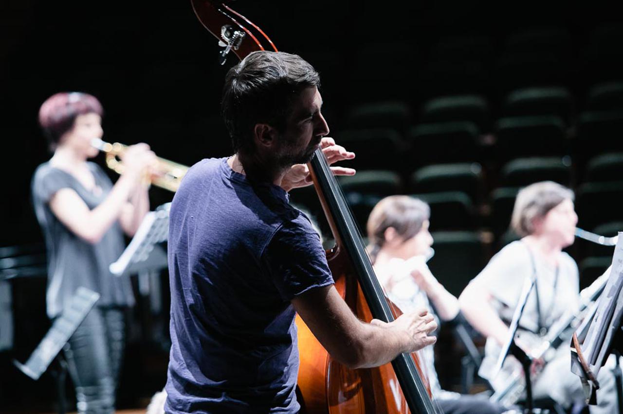 Proba orkestra u ZKM-u