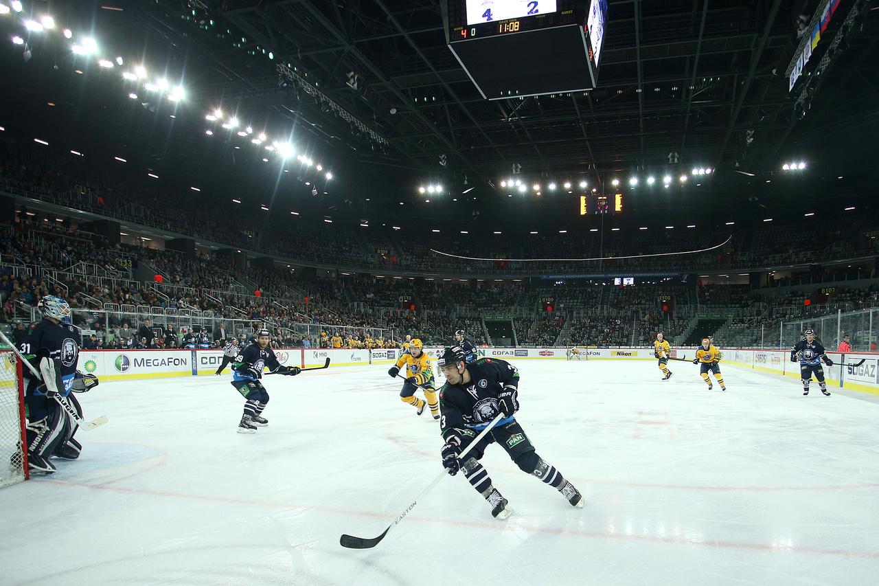 KHL Medvescak - Atlant Moscow Oblast23.01.2014., Zagreb - Pan Arena Ice Fever, Kontinentalna hokejaska liga, 48. kolo, KHL Medvescak - Atlant Moscow Oblast.  Photo: Igor Kralj/PIXSELL