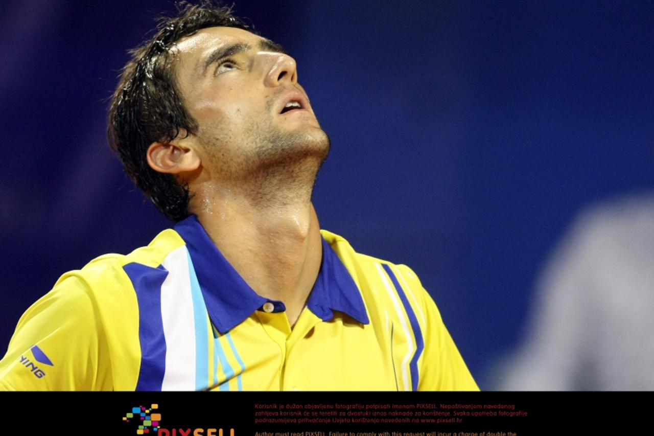 '31.07.2011., Stella Maris, Umag - 22. ATP Studena Croatia Open, finalni mec izmedju Marina Cilica (CRO) i Alexandra Dolgopolova (UKR). Marin Cilic. Photo: Sanjin Strukic/PIXSELL'