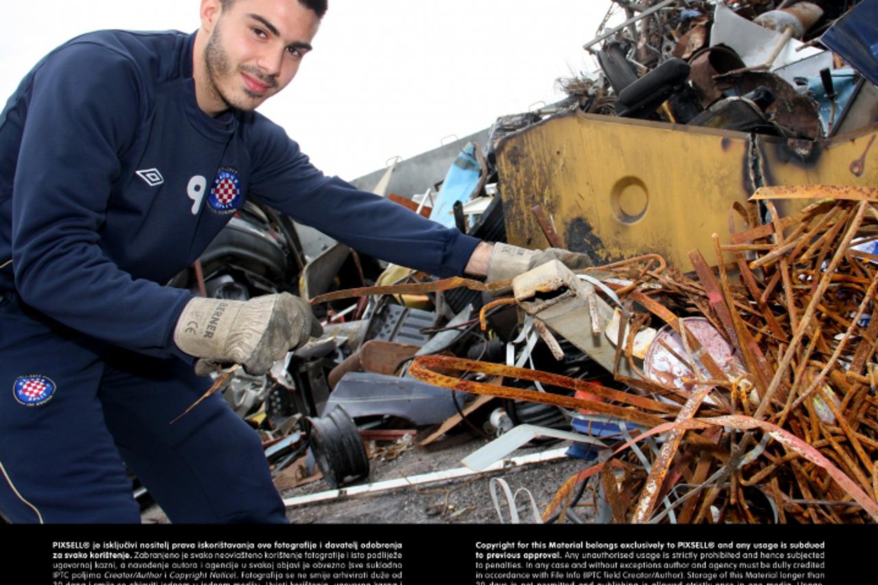 'SPECIJAL MAX 06.03.2013., Split - Igrac Hajduka Anton Maglica.  Photo: Ivana Ivanovic/PIXSELL'