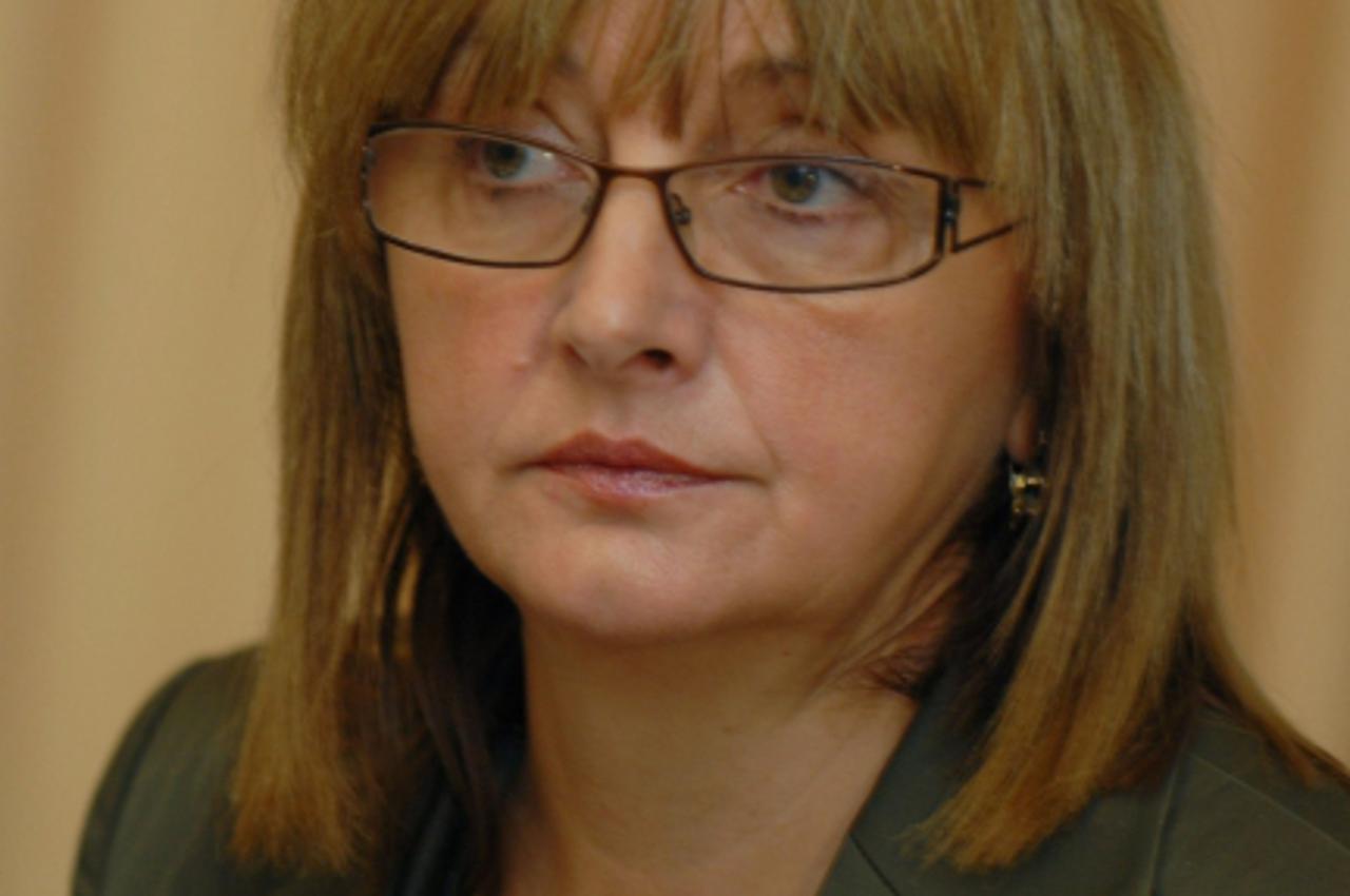 'karlovac visnja jovic procelnica zupanijskog ureda za zdravstvo i socijalnu skrb,061109 Photo: Kristina Stedul Fabac/PIXSELL'