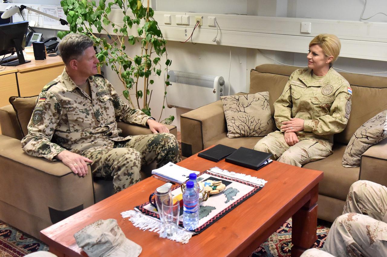 Kolinda Grabar Kitarović u Afganistanu