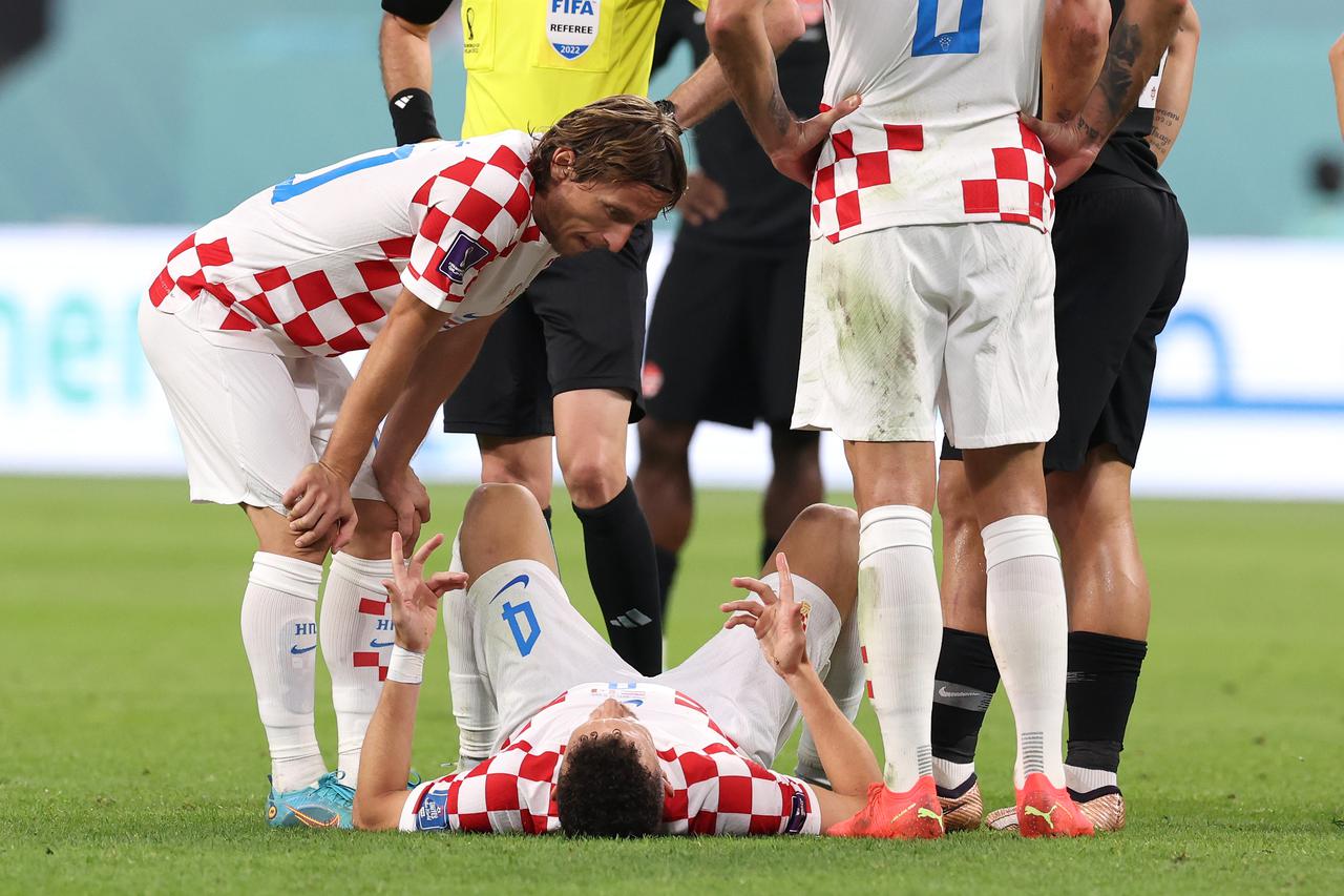 KATAR 2022 - Susret Hrvatske i Kanade u 2. kolu skupine F Svjetskog prvenstva u Kataru