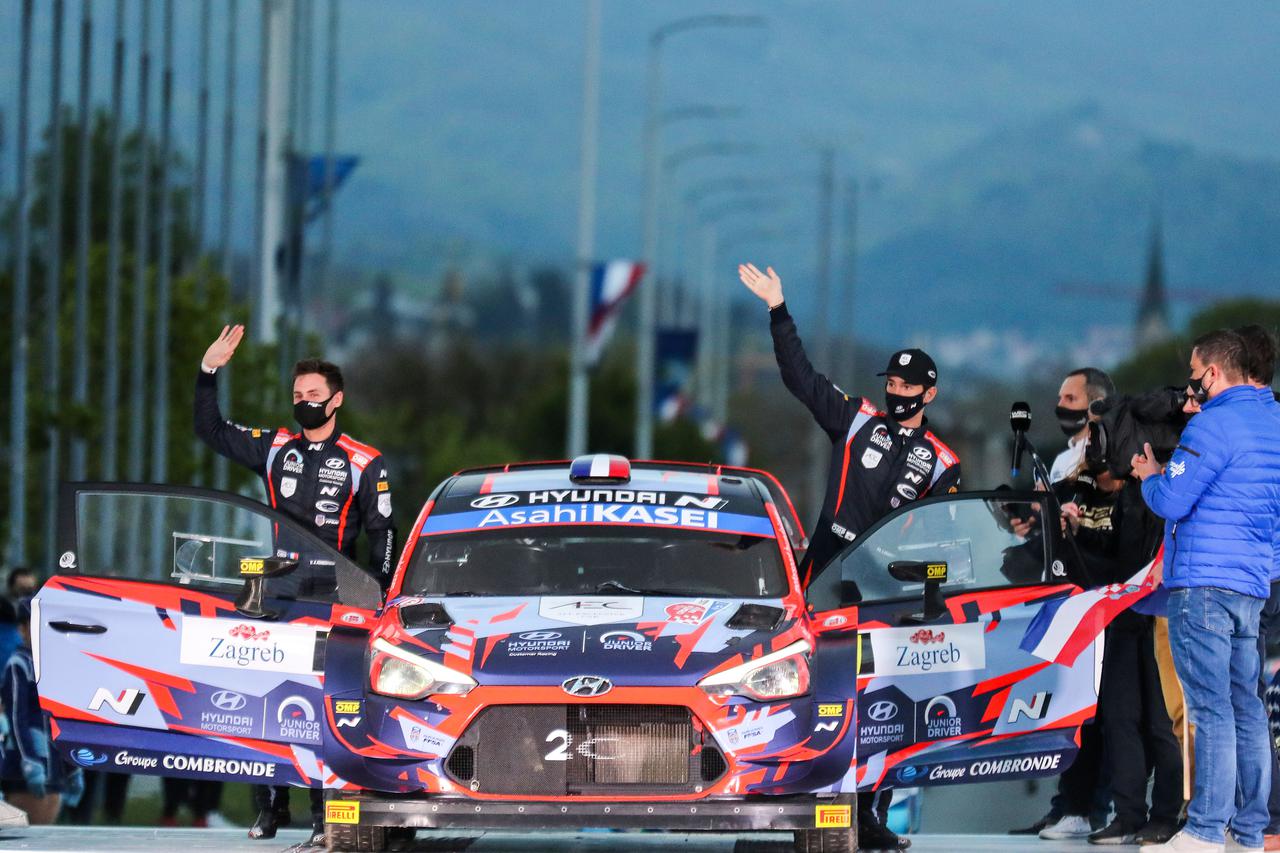 Zagreb: Ceremonijalni start WRC Croatia Rally 2021.