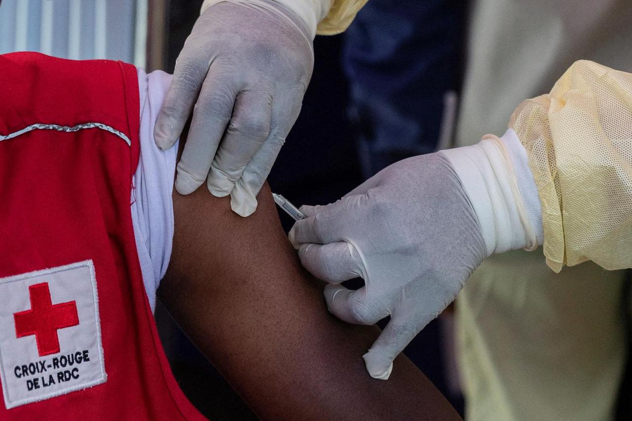 FILE PHOTO: Congo launches its first mpox vaccination campaign in Goma