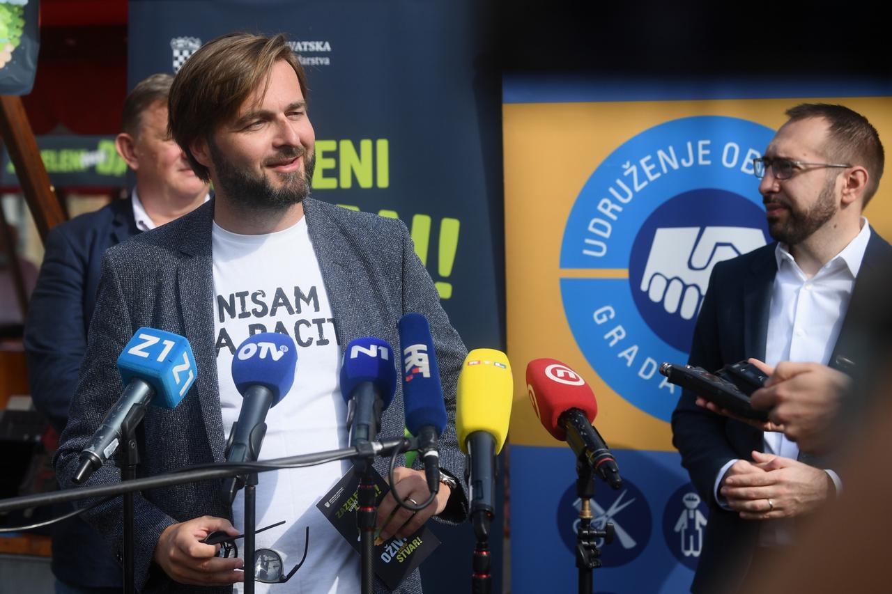 Zagreb: Ćorić i Tomašević podržali akciju #ZaZeleniSvakiDan