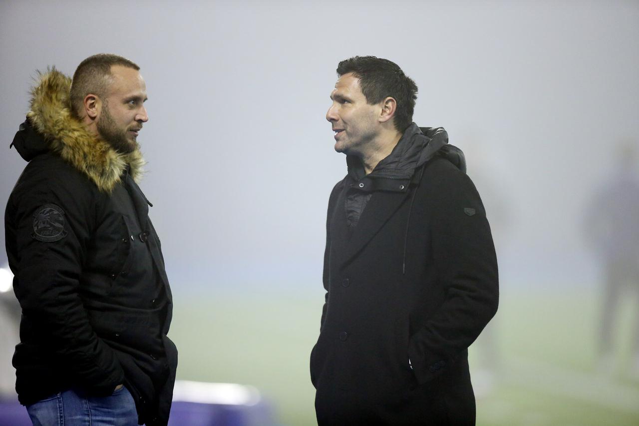 Zagreb: Zagrijavanje uoči početka utakimce GNK Dinamo - NK Lokomotiva