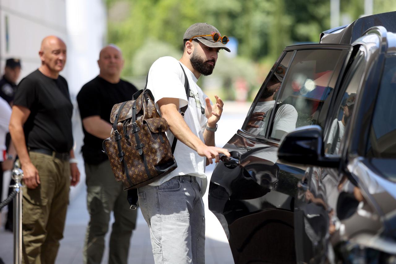 Rijeka: Okupljanje hrvatske nogometne reprezentacije uoči početka kvalifikacija za Europsko prvenstvo