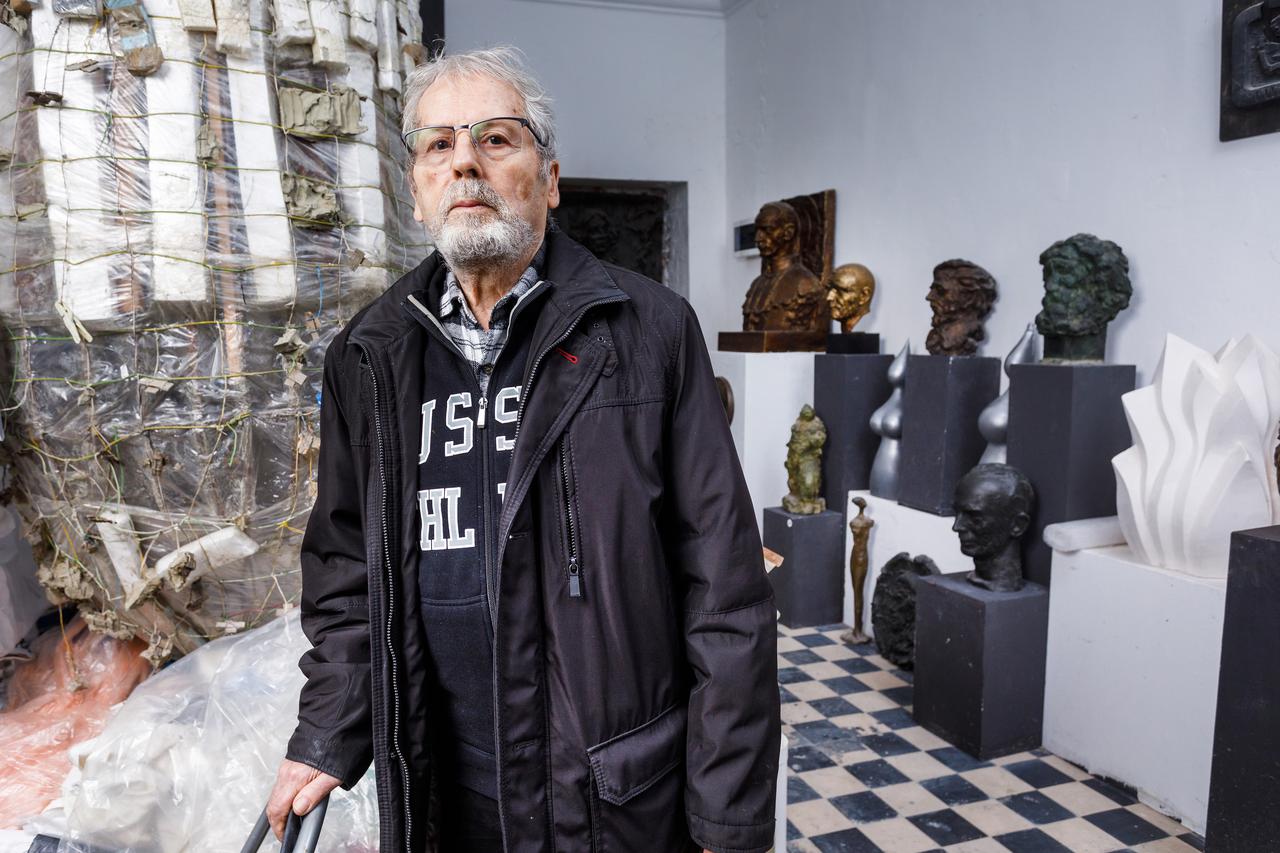 Zagreb: Pero Jelisić, akademski kipar