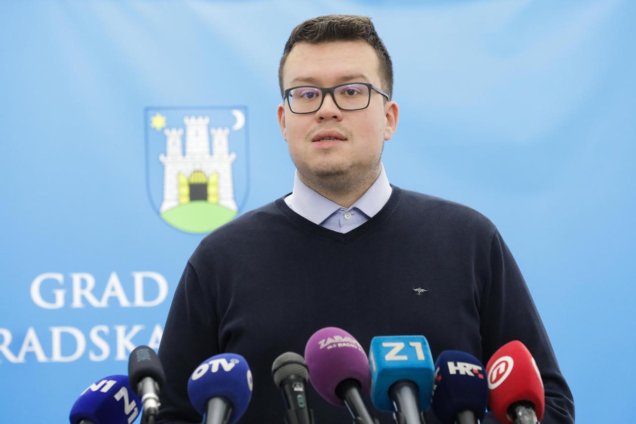 Zagreb: Lovro Marković i Trpimir Goluža održali su konferenciju za medije