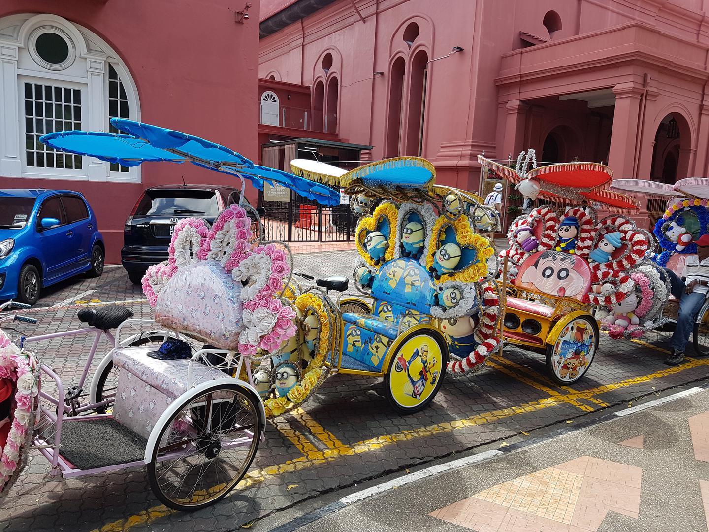 Živopisne rikše u Malacci oduševljavaju turiste