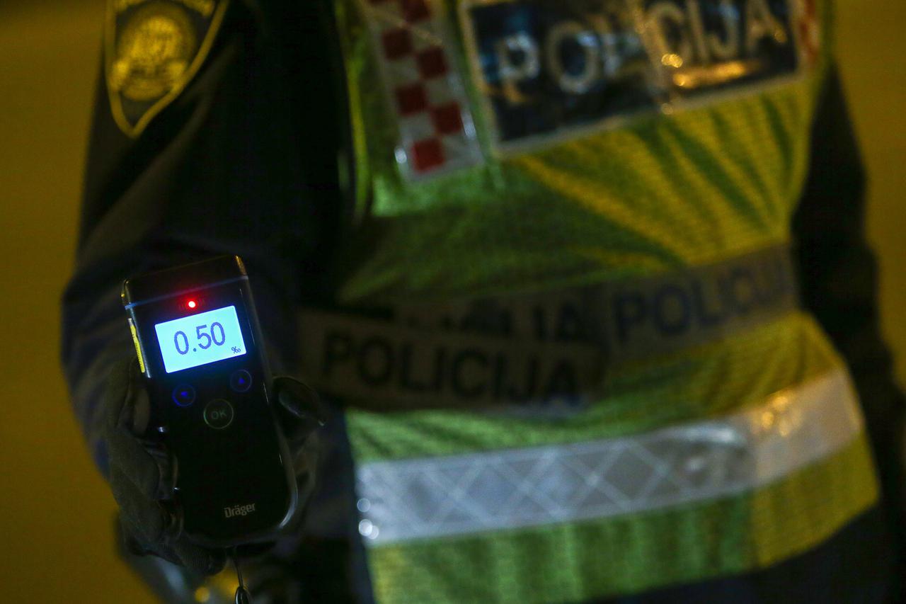 Zagreb: Prometna policija kontrolira vozače povodom Martinja