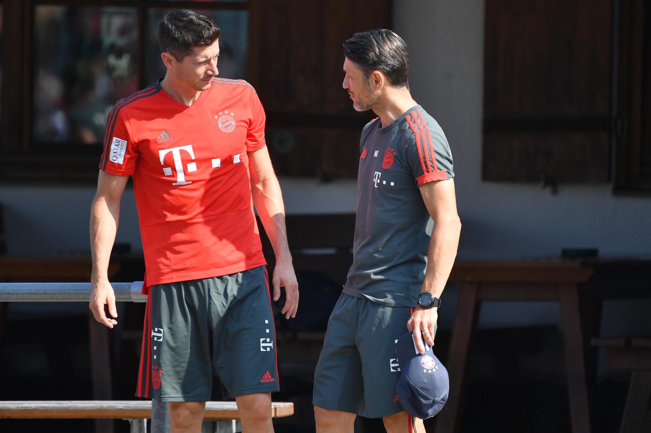 Robert Lewandowski i Niko Kovač