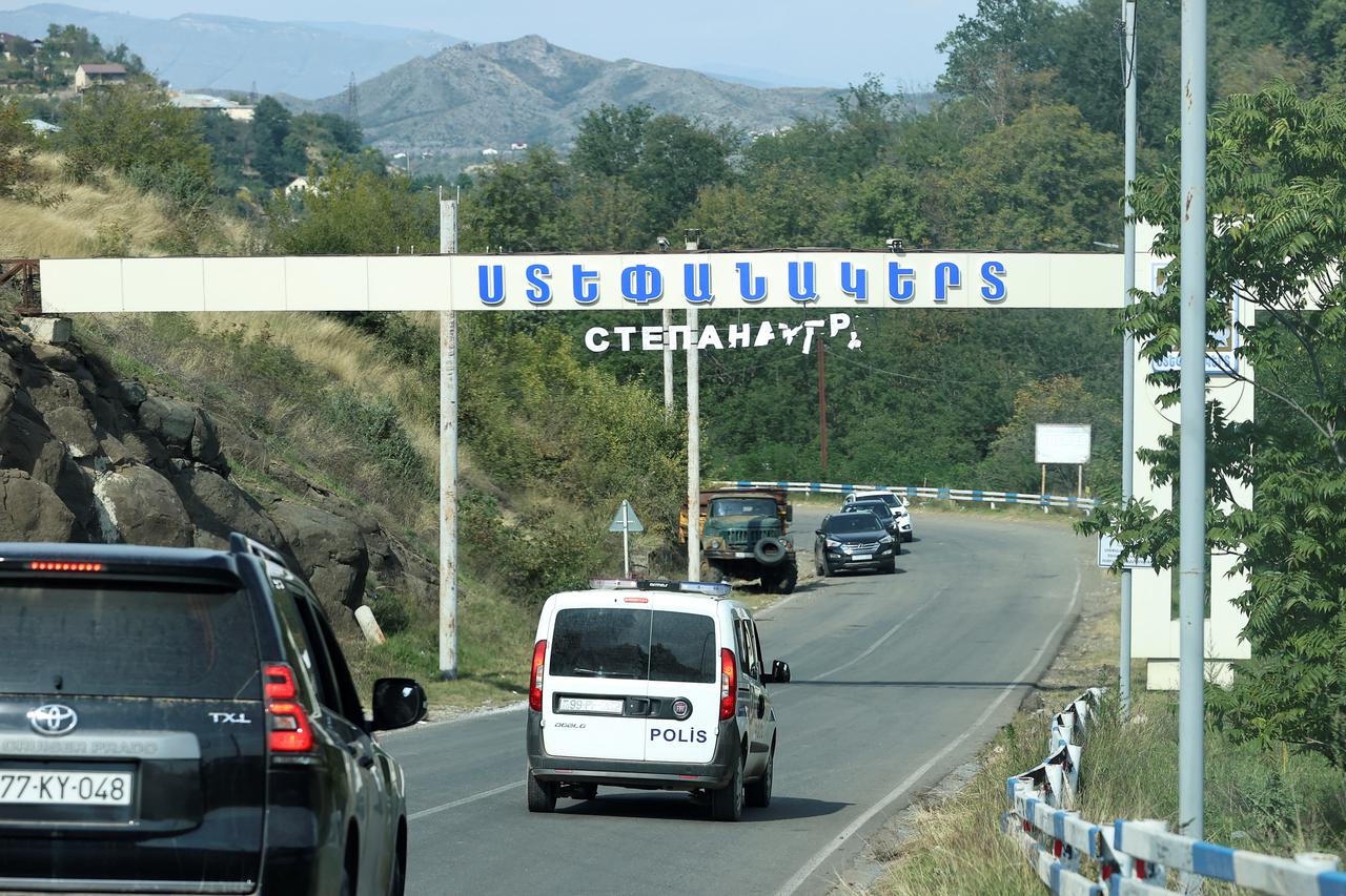 Stepanakert city following mass exodus of ethnic Armenians from Nagorno-Karabakh
