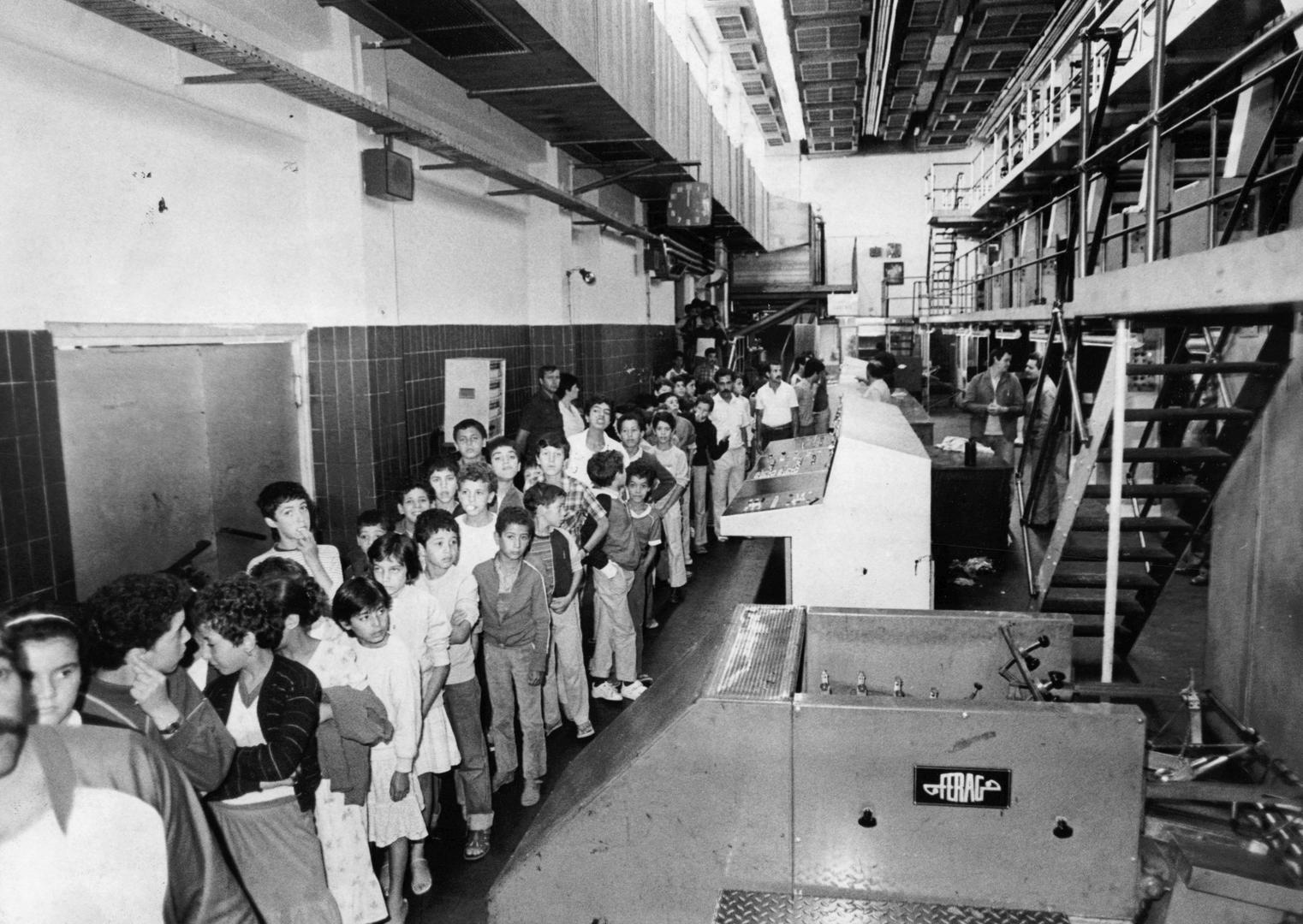 Djeca iz Alžira u posjetu Vjesniku