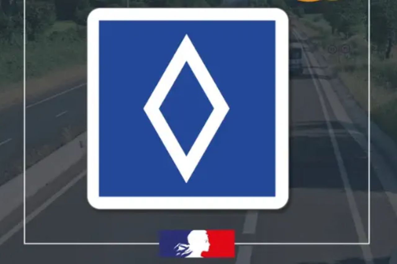 Novi prometni znak u Francuskoj
