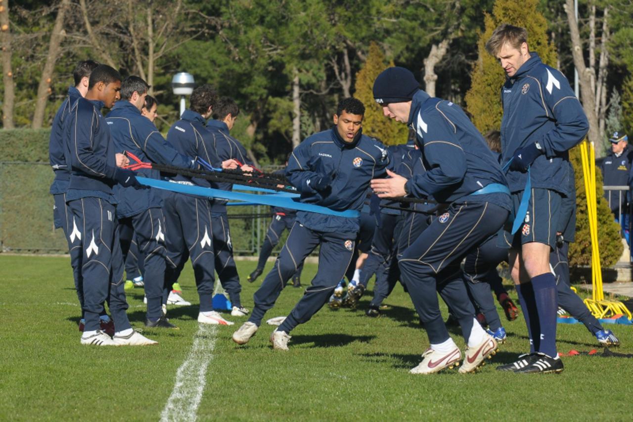 'sport...medjugorje...19.01.2010...dinamo na pripremama u hercegovini, sport centar medjugorje, circle international, trening... Photo:Zoran Grizelj /Vecernji list VLM/PIXSELL'