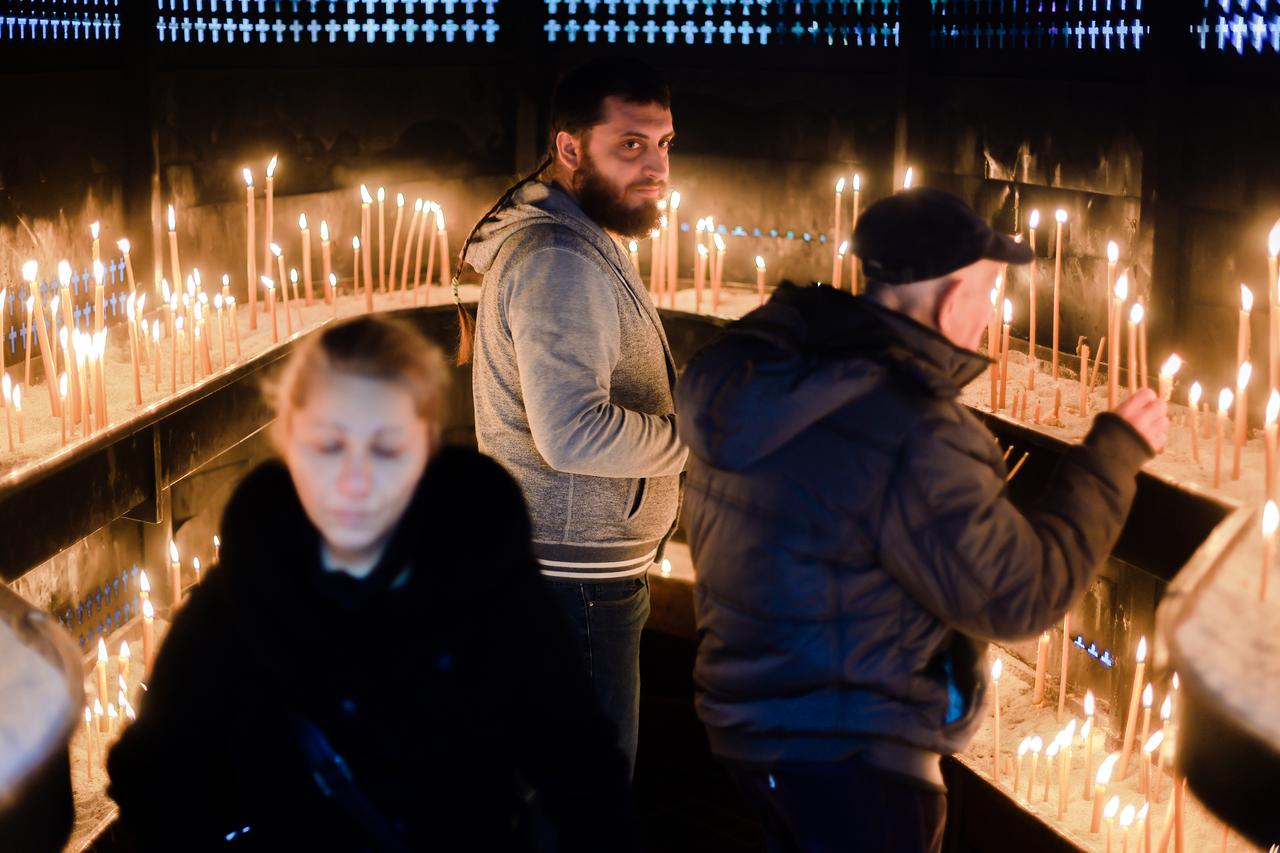 Zagreb: Božićna liturgija u Sabornoj crkvi Preobraženja Gospodnjeg