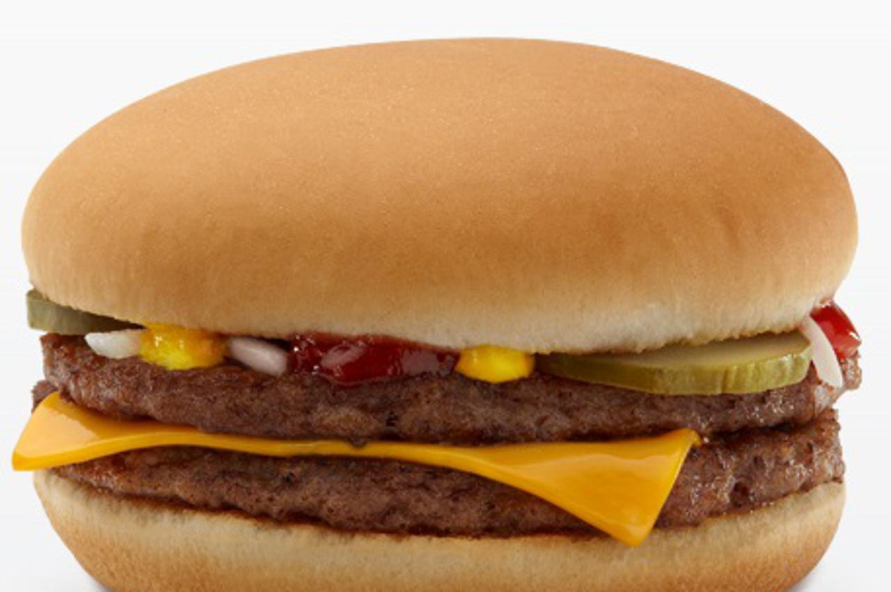 McDonaldsov hamburger McDouble