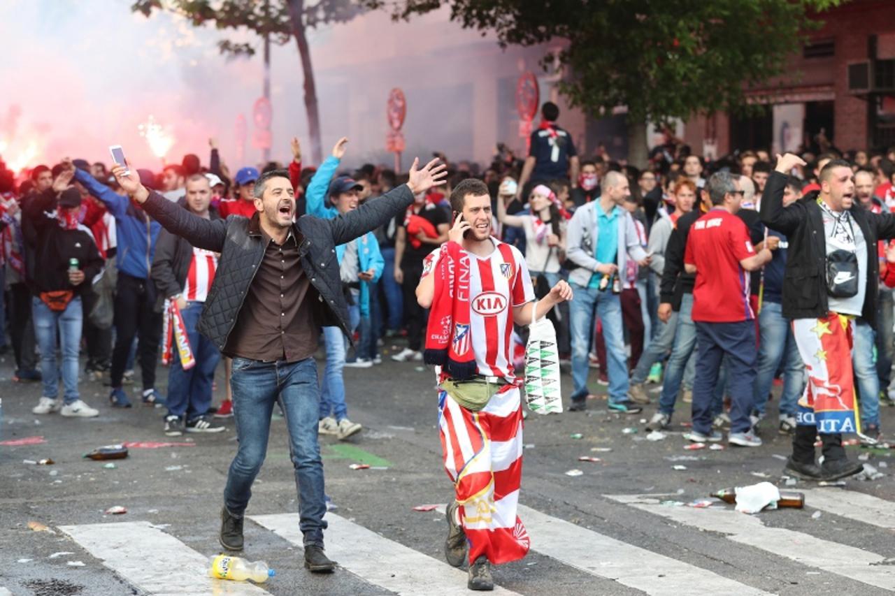 Neredi navijača u Madridu