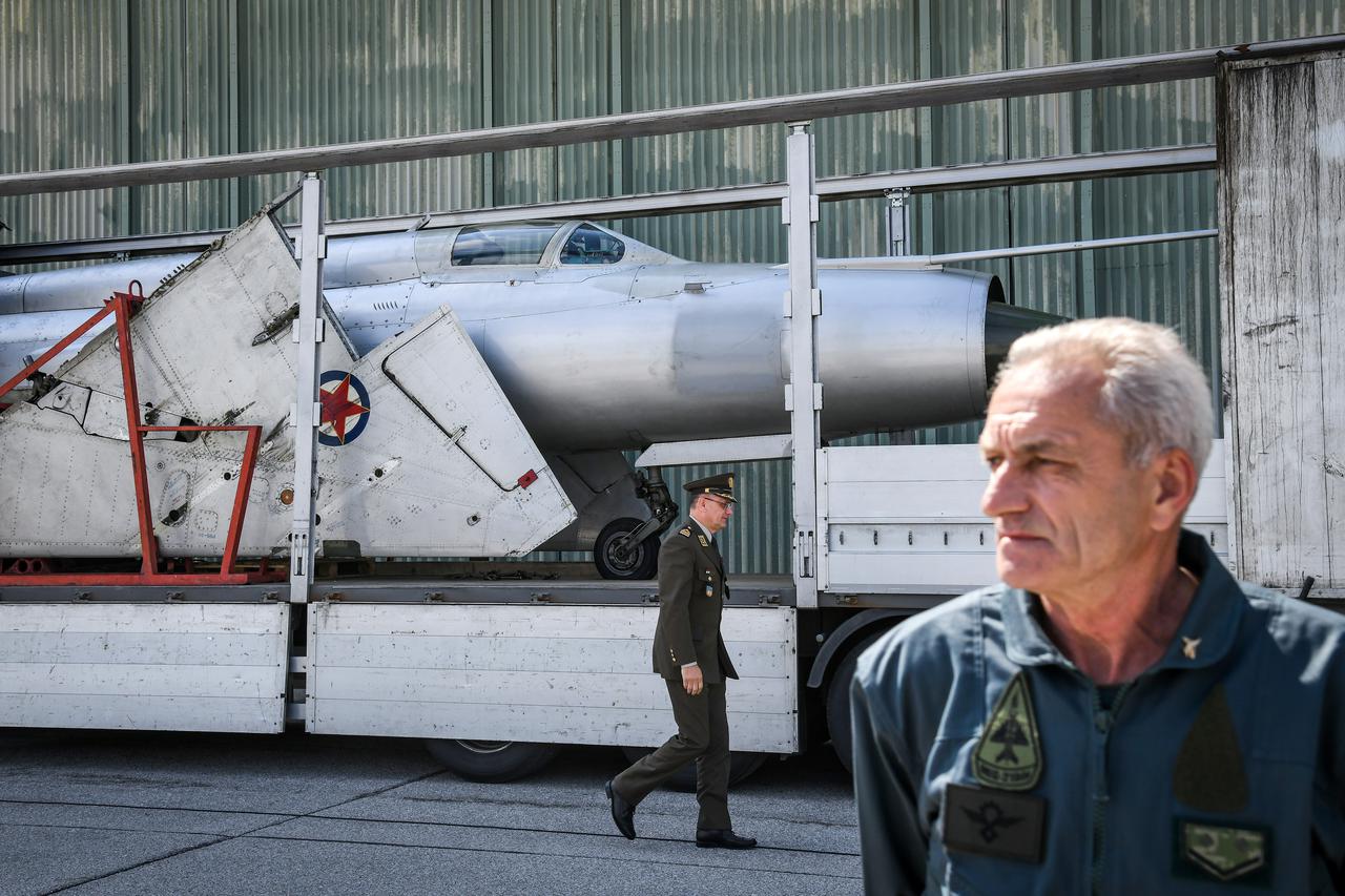 MiG 21 pilota Rudolfa Perešina stigao u Hrvatsku