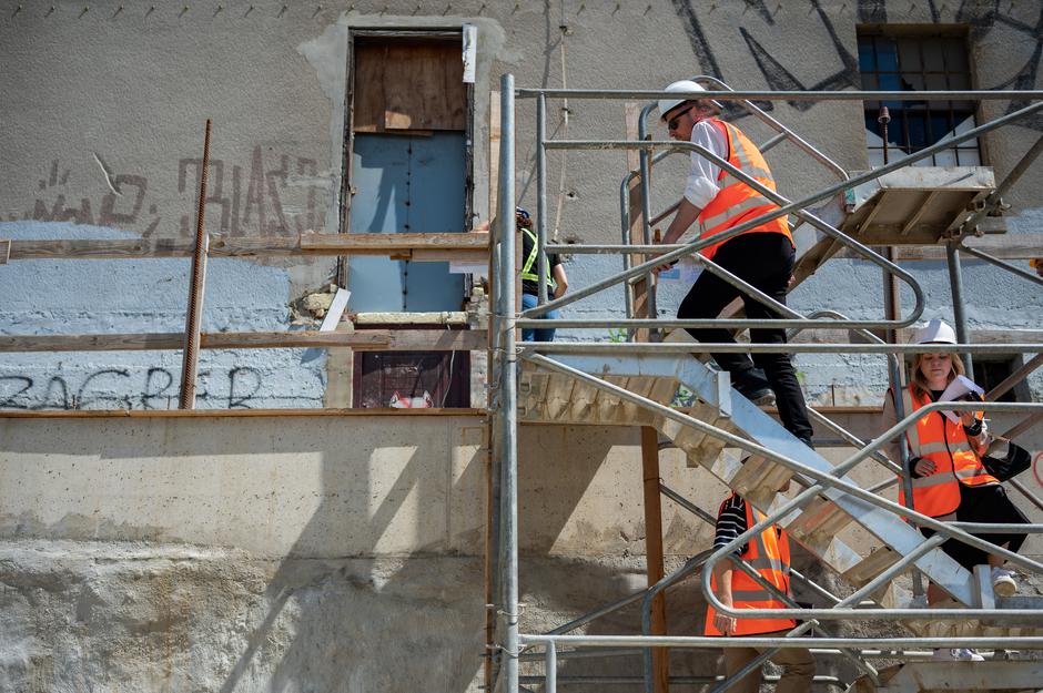 Zagreb: Obilazak Paromlina i radova s dogradonačelnikom Lukom Korlaetom