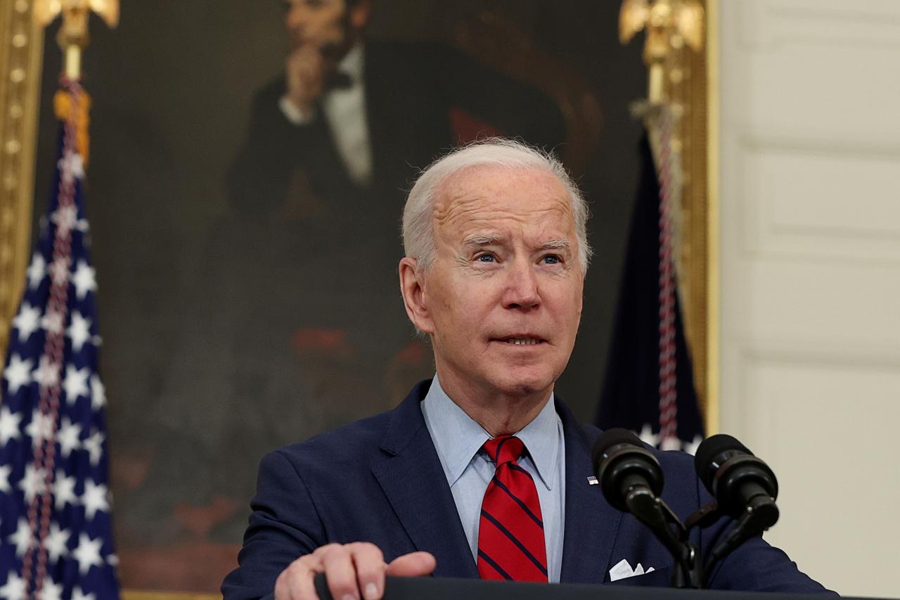 U.S. President Joe Biden comments on the shooting in Colorado at the White House in Washington