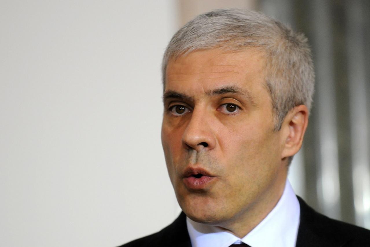 \'Unutrasnja Beograd Srbija 20.03.2009. Boris Tadic predsjednik Republike Srbije tijekom posjeta premijera RH Ive Sanadera. Photo: Anto Magzan/Vecernji list\'