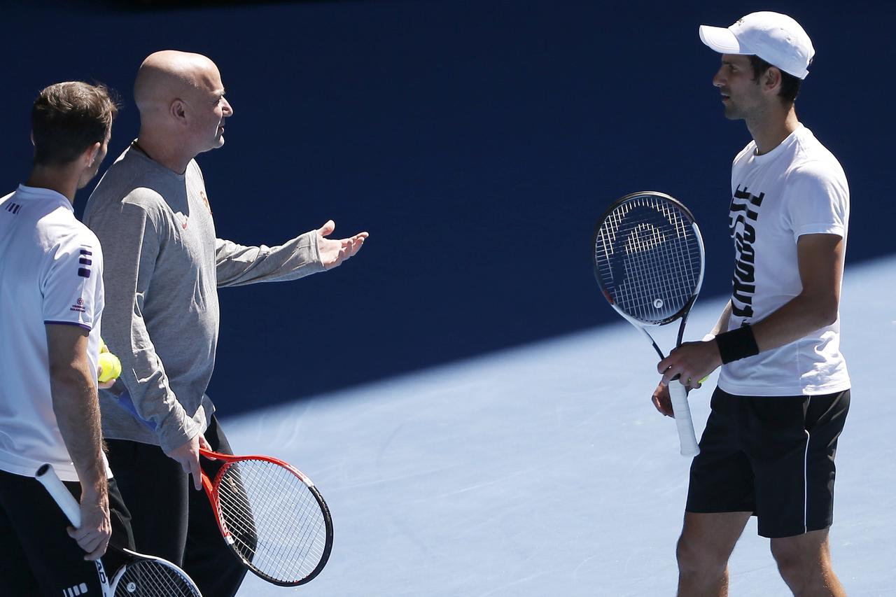 Andre Agassi Novak Đoković