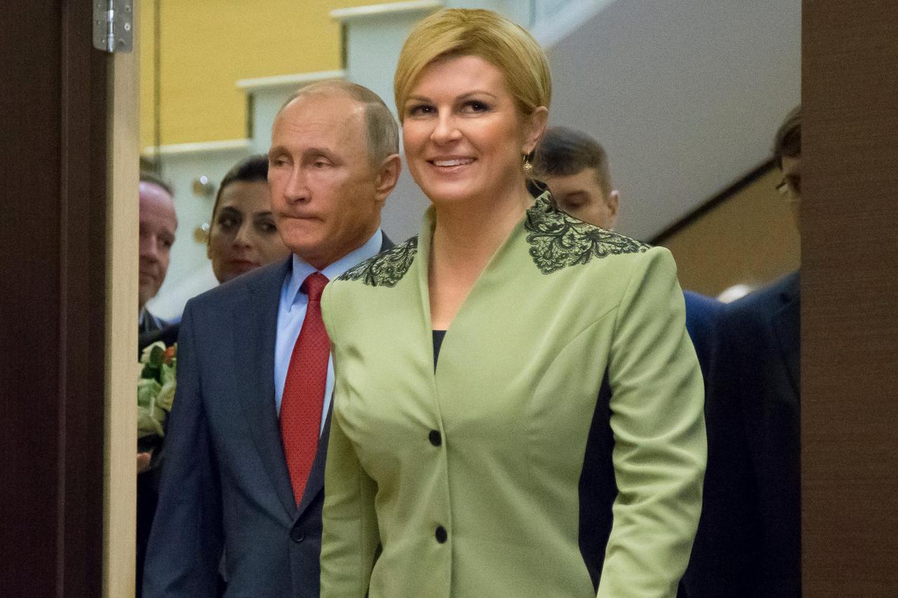 Kolinda Grabar-Kitarović i Vladimir Putin