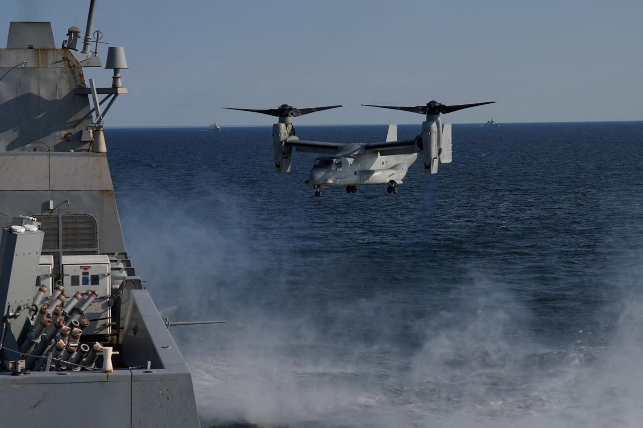FILE PHOTO: NATO naval exercise Northern Coasts 2023 in the Baltic Sea