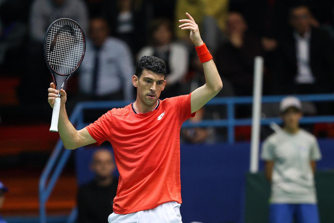 Zagreb: Kvalifikacije Davis Cupa, Hrvatska - Indija, parovi, Škugor/Pavić - Bopanna/Paes