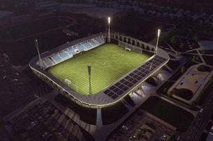 FOTO Arena Bjelovar: uz stadion s tribinama za 5000 gledatelja grade i modernu streljanu, bit će prva takva u Hrvatskoj