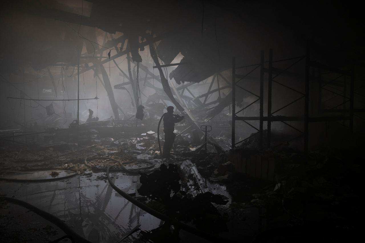 FILE PHOTO: Aftermath of a Russia missile attack in Kharkiv