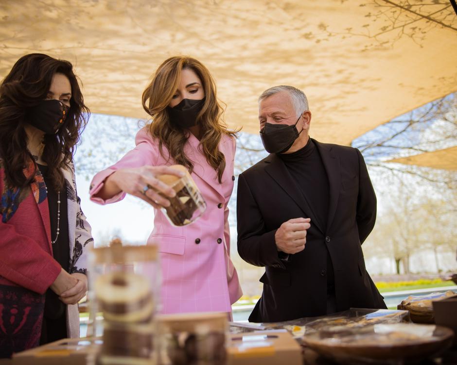 King Abdullah II and Queen Rania   
Photo: Royal Hashemite Court  / Albert Nieboer / Netherlands OUT / Point de Vue OUT