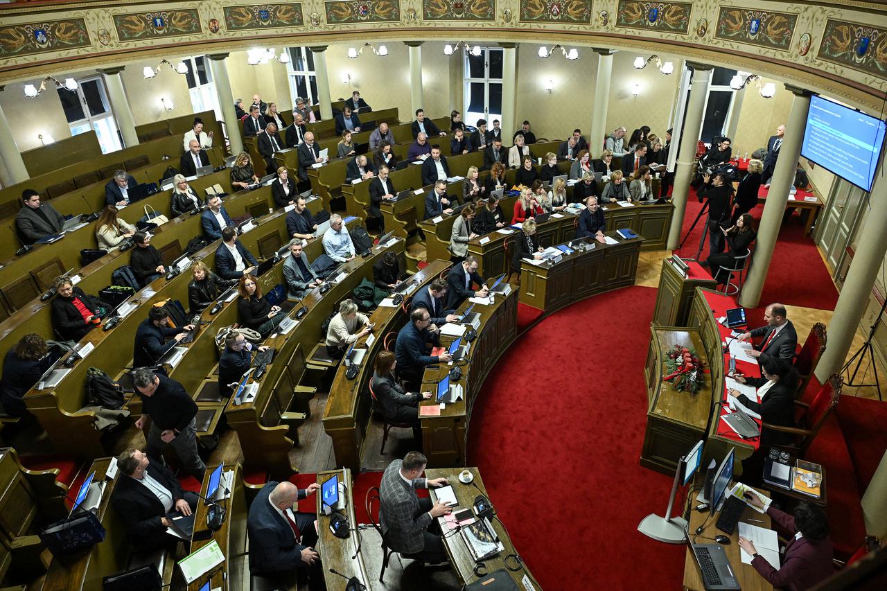 Sjednica zagrebačke Gradske skupštine