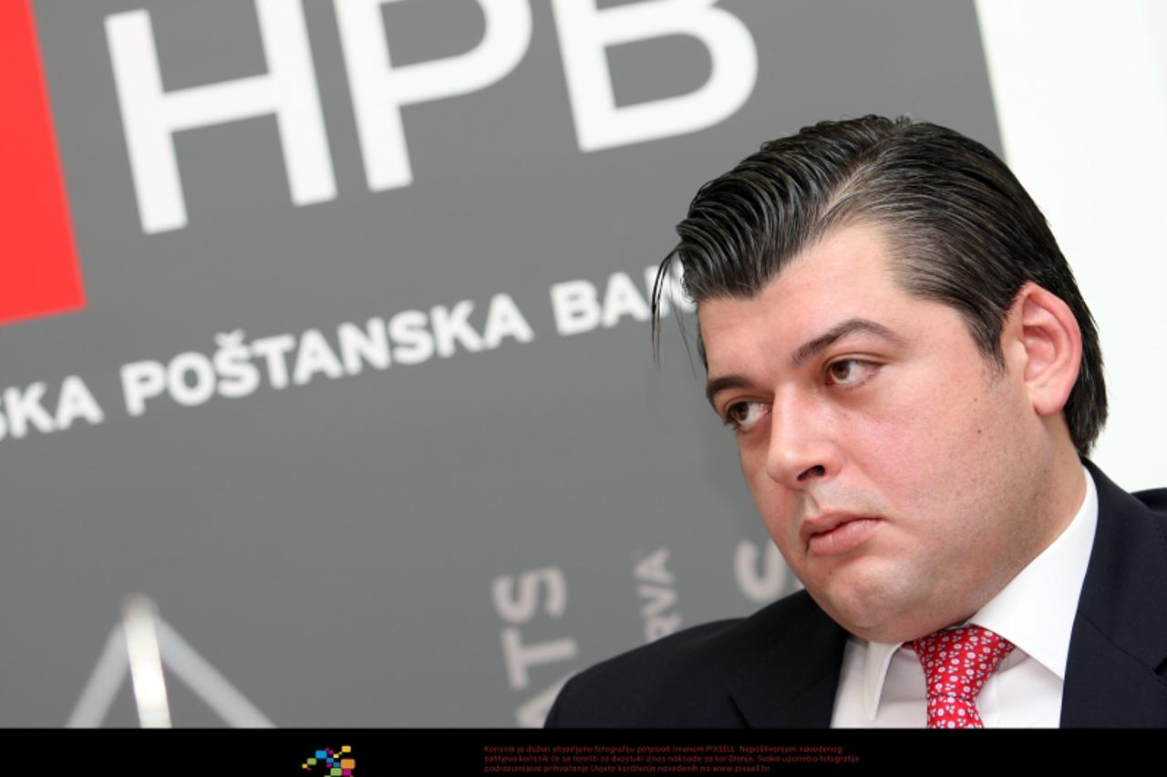 '25.02.2009., Zagreb - Josip Protega, predsjednik Uprave Hrvatske postanske banke.  Photo: Tatjana Tadic/Poslovni dnevnik/PIXSELL'