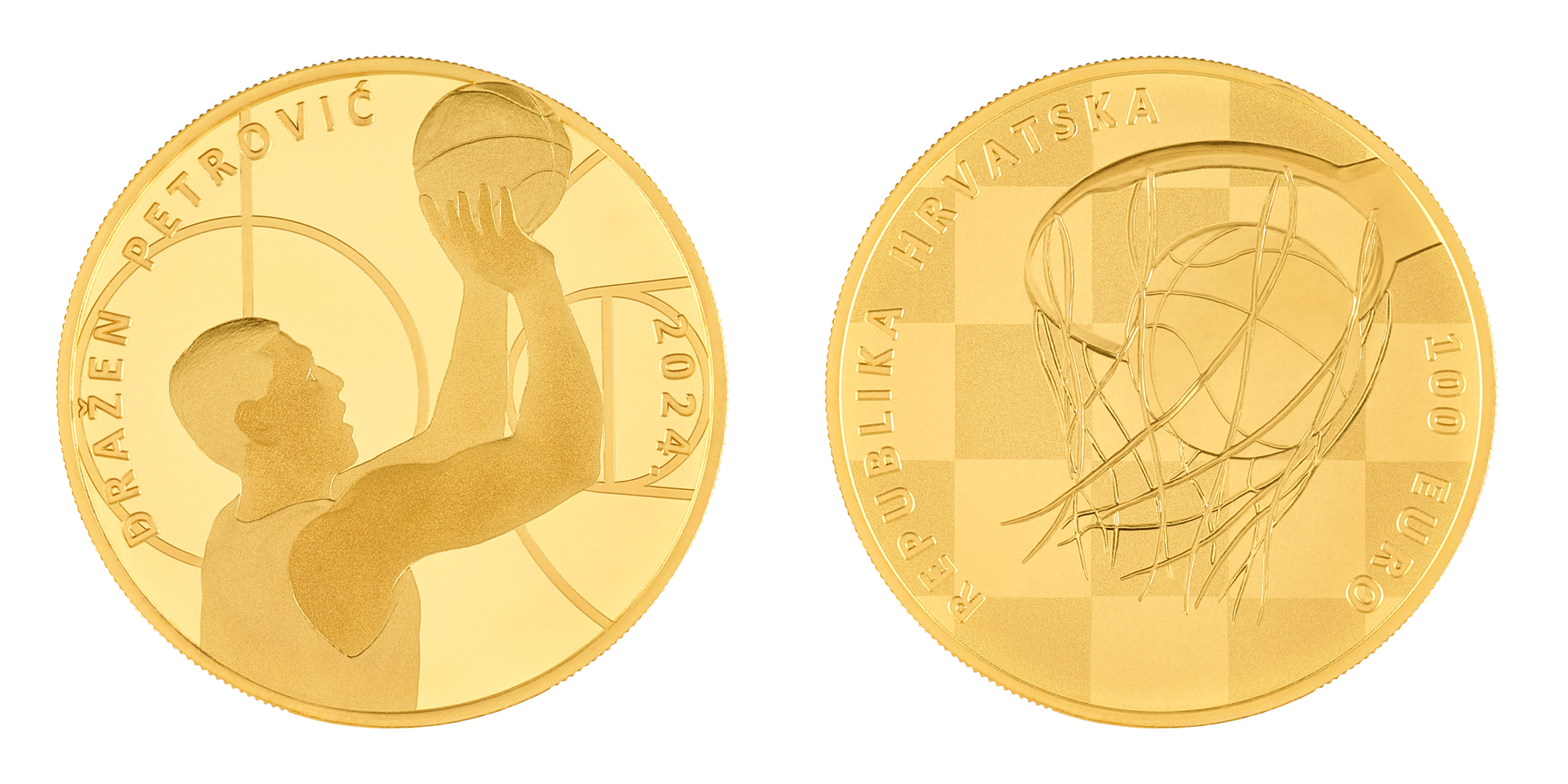 Zlatnik „Dražen Petrović“ 1 unca