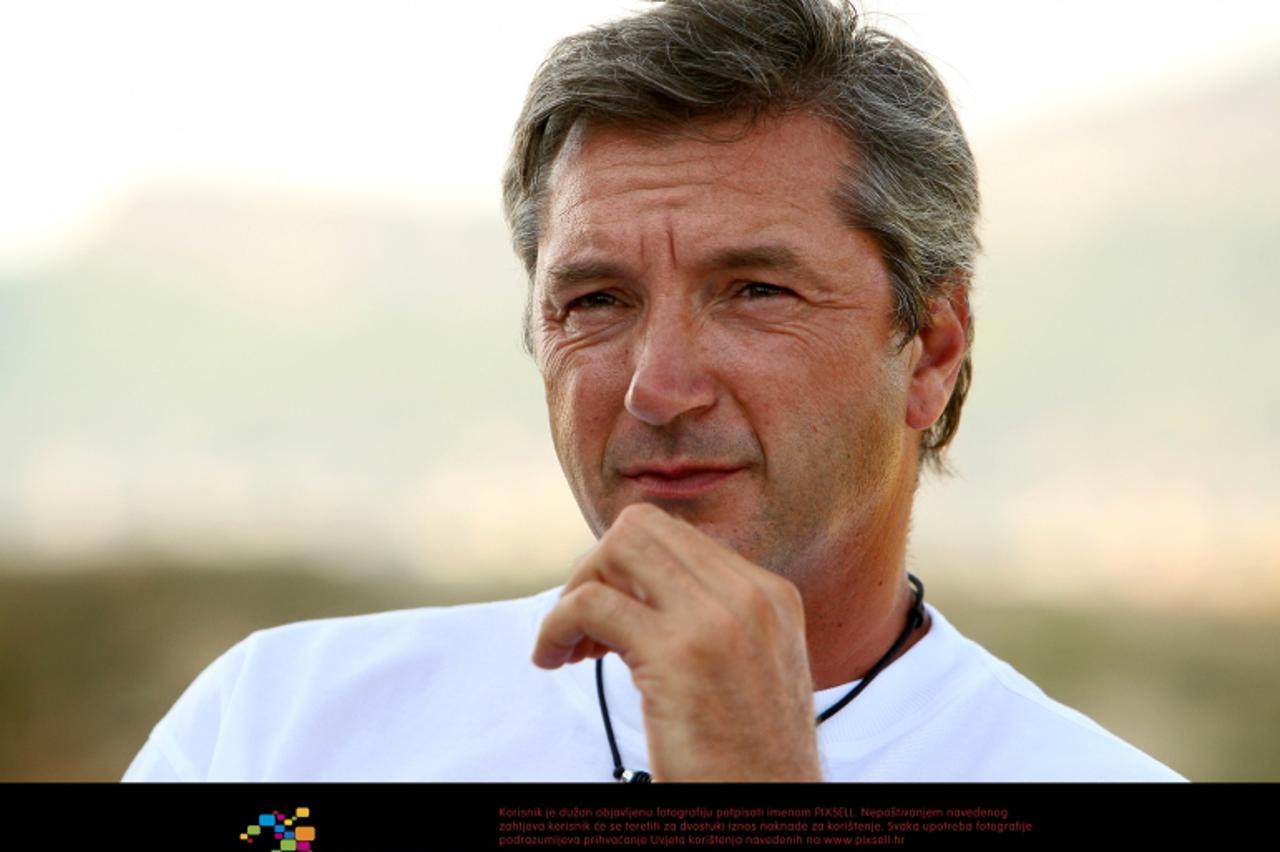 '11.07.2011., Stobrec - Na golf terenu pored usca Zrnovnice prvak Hrvatske u golfu Toni Kukoc odrzao je konferenciju za novinare.  Photo: Ivo Cagalj/PIXSELL'