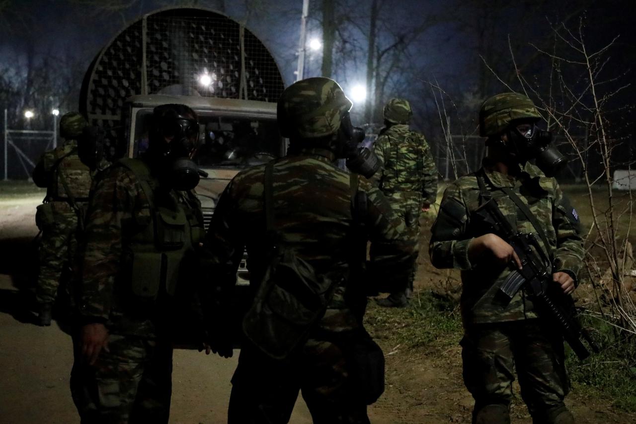 Grčka policija na granici s Turskom