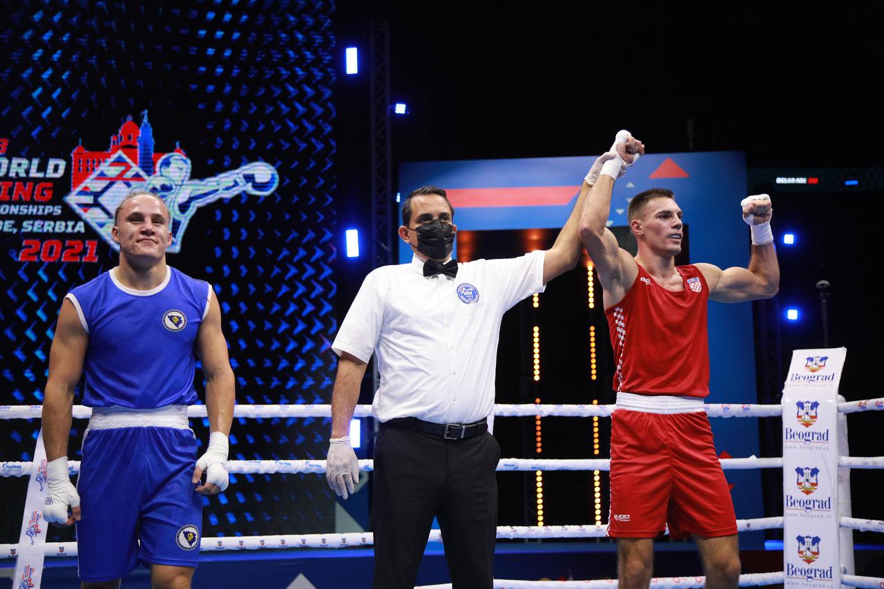 Beograd: SP u boksu, Gabrijel Veočić uvjerljivo svladao Lea Cvitanovića