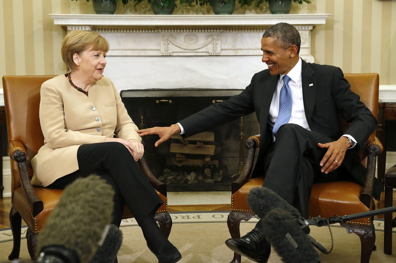 Obama i Merkel