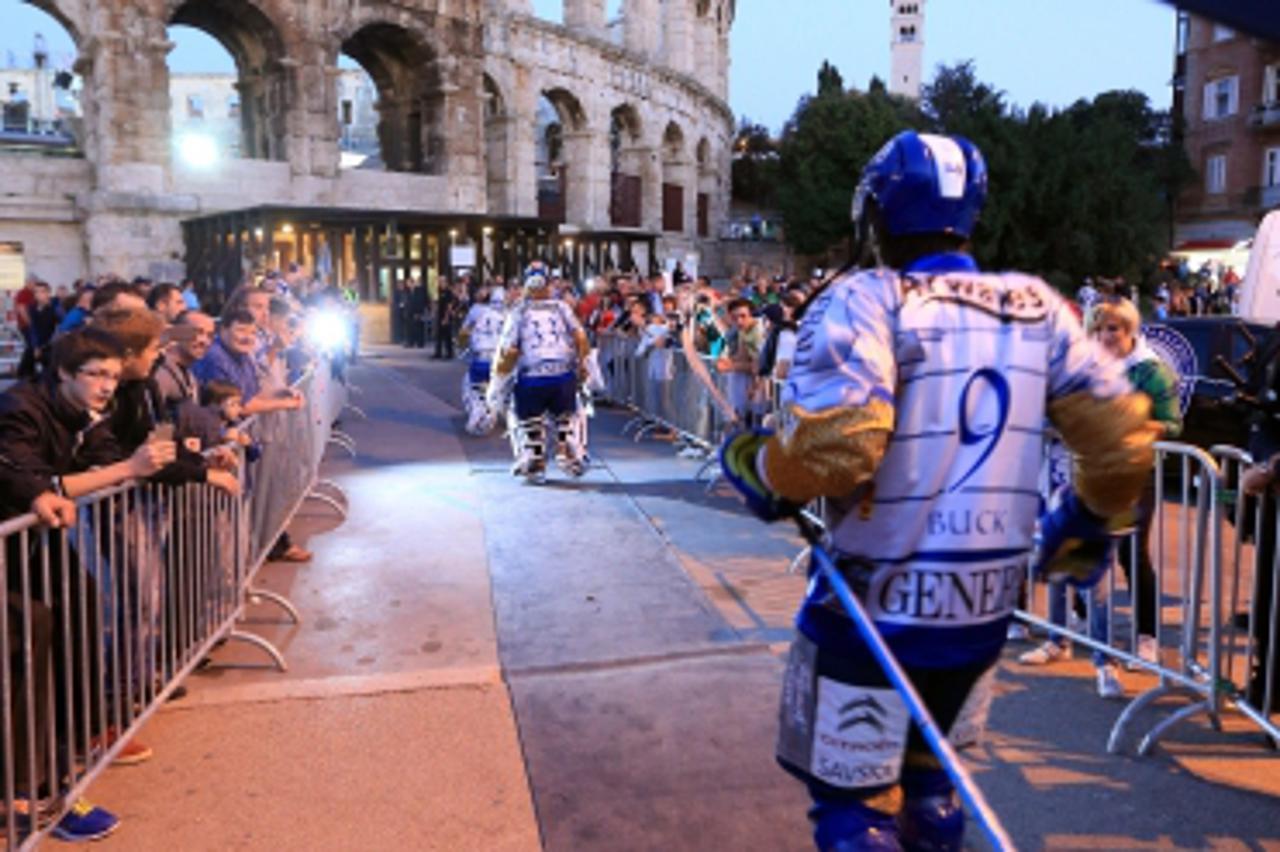 '16.09.2012., Pula - EBEL liga, Arena Ice Fever, Pula MMXI, KHL Medvescak Zagreb - UPC Vienna Capitals. Photo: Igor Kralj/PIXSELL'