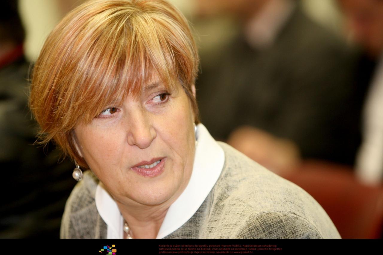 '14.12.2009.,Zagreb - U Hrvatskom domu u Markusevcu HSP dr.Ante Starcevic odrzana je  osnivacka skupstina stranke za Markusevac,Maksimir i Donji grad.Ruza Tomasic Photo: Boris Scitar/PIXSELL'