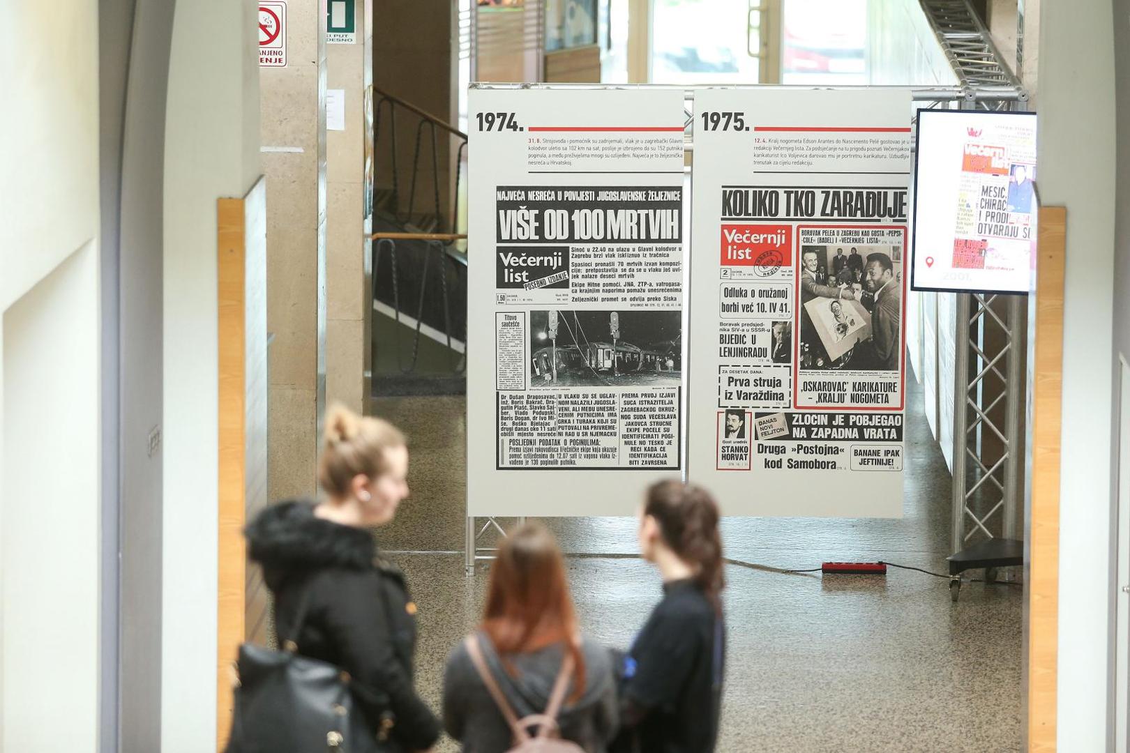 Naslovnice starih brojeva Večernjeg lista plijenile su pozornost mlađe publike