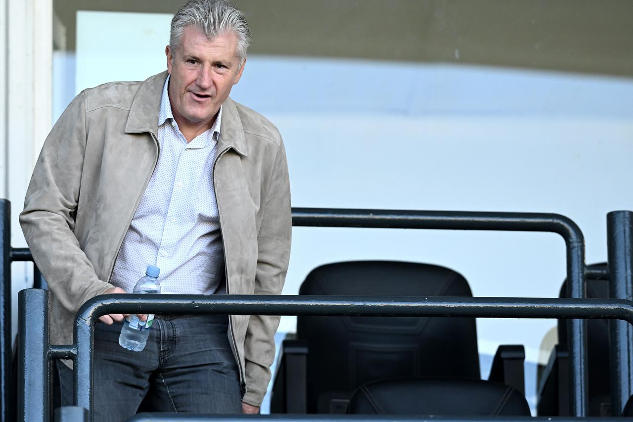 Davor Šuker na utakmici između Rudeša i Varaždina