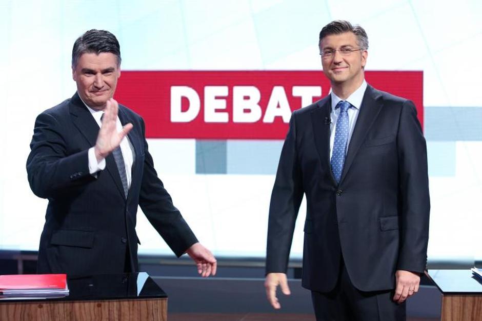 Debata Milanović Plenković 