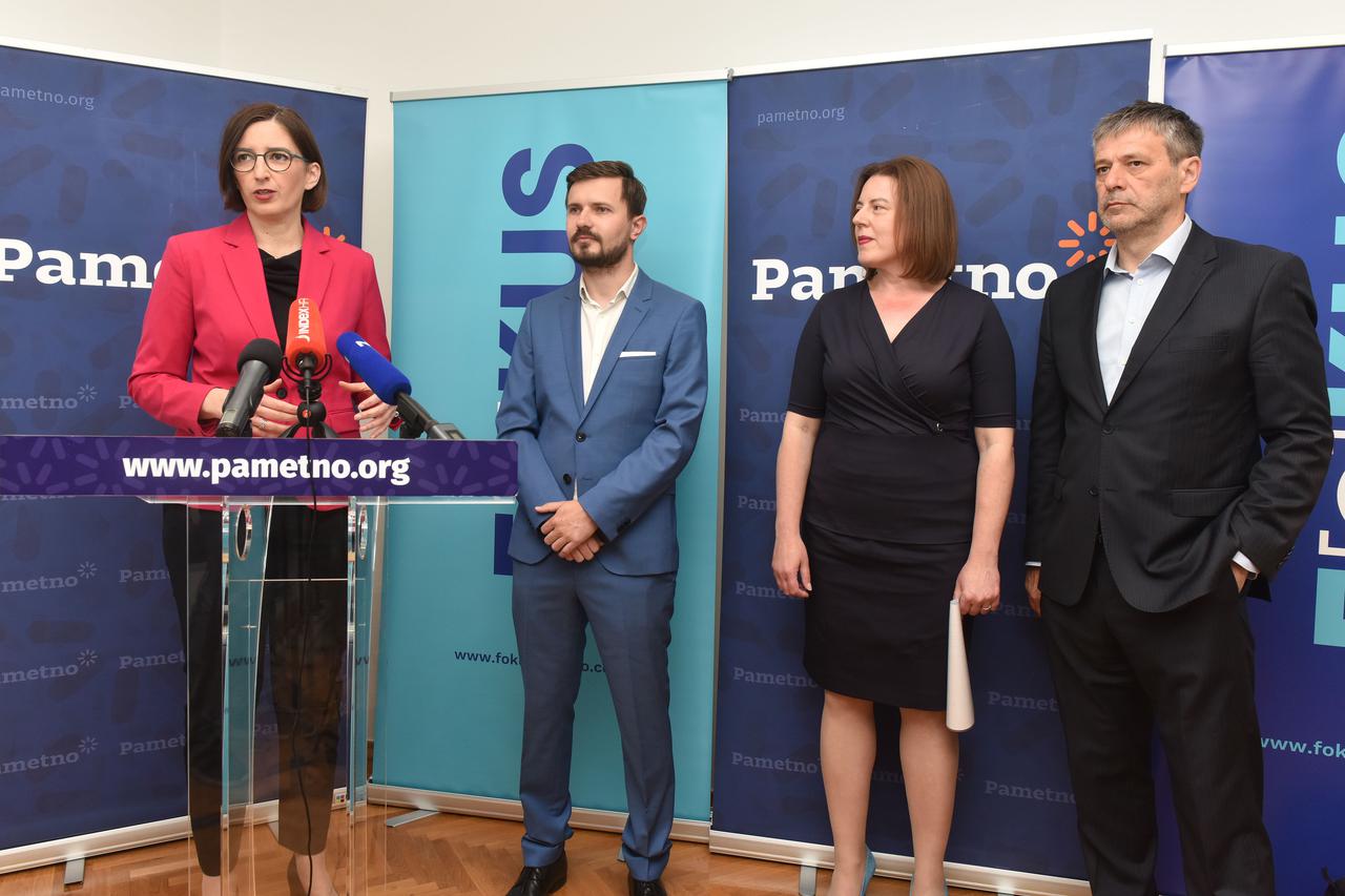 Zagreb: Stranke Pametno i FOKUS predstavile nove koalicijske partnere za predstojeće parlamentarne izbore