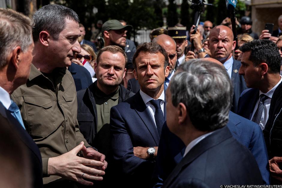 French President Macron, German Chancellor Scholz, Italian PM Draghi and Romanian President Iohannis visit Ukraine
